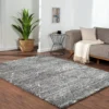 Sophie Talas Gray & Cream Trellis Area Rug, (3' X 5')