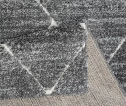 Sophie Talas Gray & Cream Trellis Area Rug, (3' X 5') -Cuisinart Store 810608567 810608568 810608569 810608570 A8 9