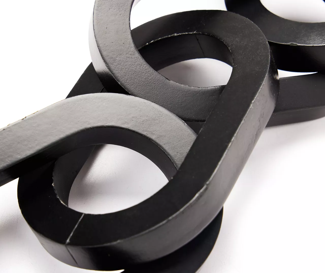 Black Wood Link Chain Tabletop Decor 2 Black Wood Link Chain Tabletop Decor - Image 2