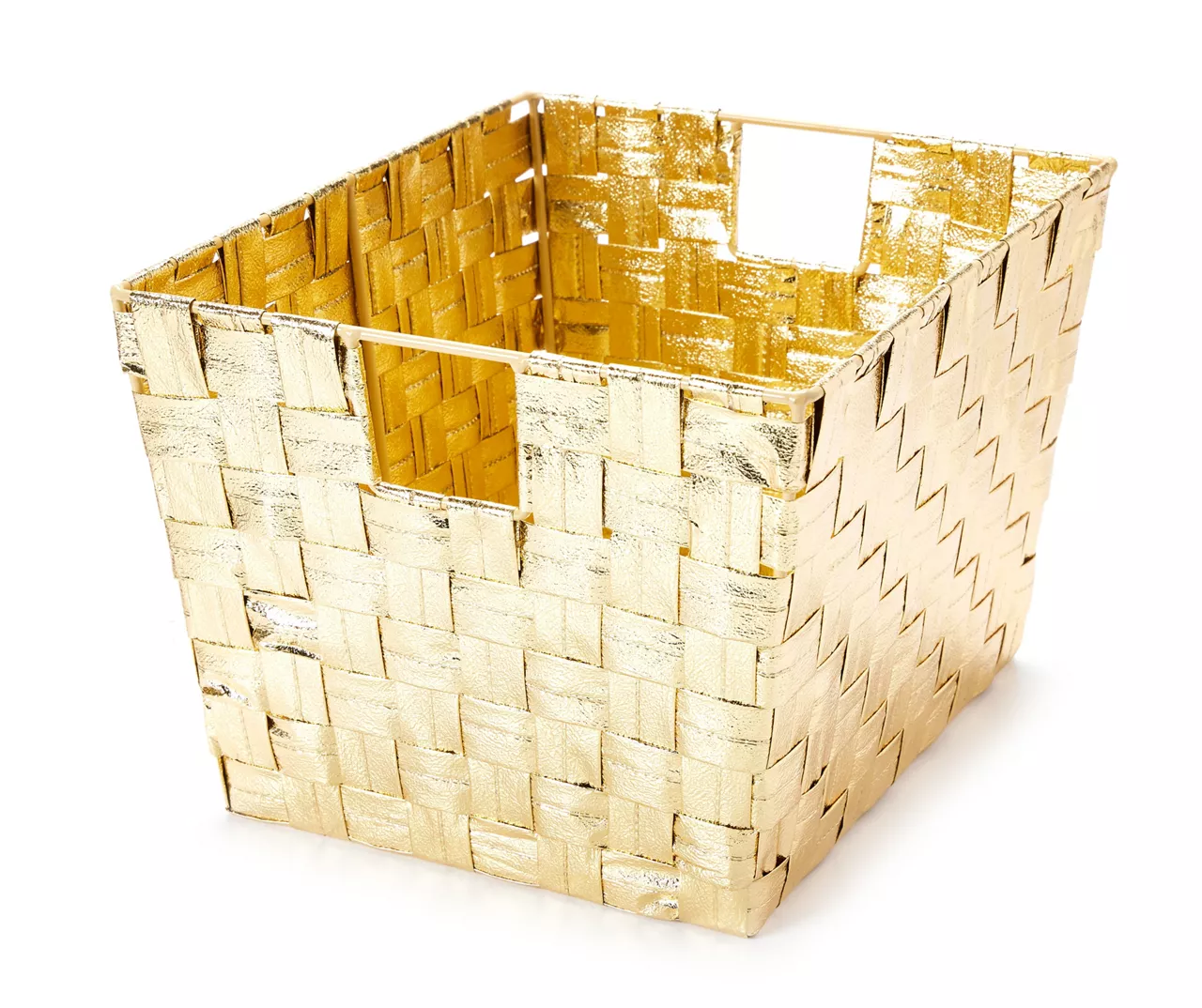 Metallic Woven Storage Bin 16 Metallic Woven Storage Bin - Image 16