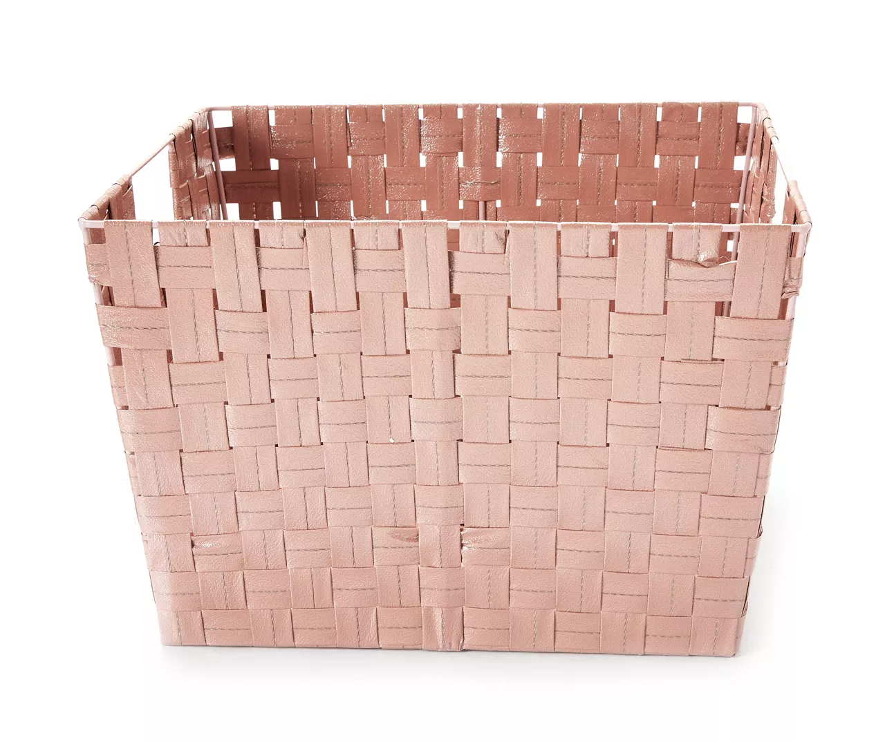 Metallic Woven Storage Bin 5 Metallic Woven Storage Bin - Image 5