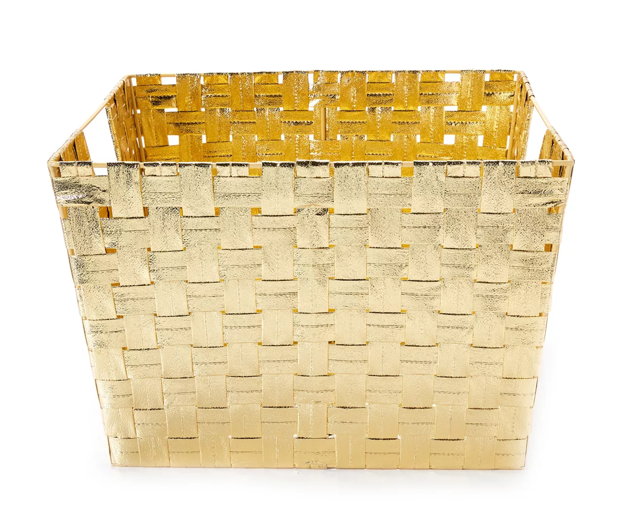 Metallic Woven Storage Bin 1 Metallic Woven Storage Bin