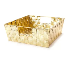 Metallic Woven Storage Bin 34 Metallic Woven Storage Bin -Cuisinart Store 810609646 A1