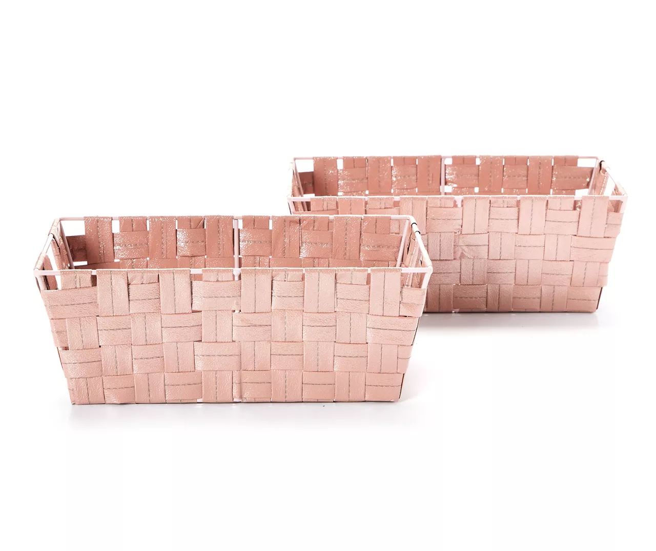 Metallic Woven Storage Bin 6 Metallic Woven Storage Bin - Image 6