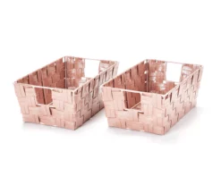 Metallic Woven Storage Bin 37 Metallic Woven Storage Bin -Cuisinart Store 810609648 A1 1