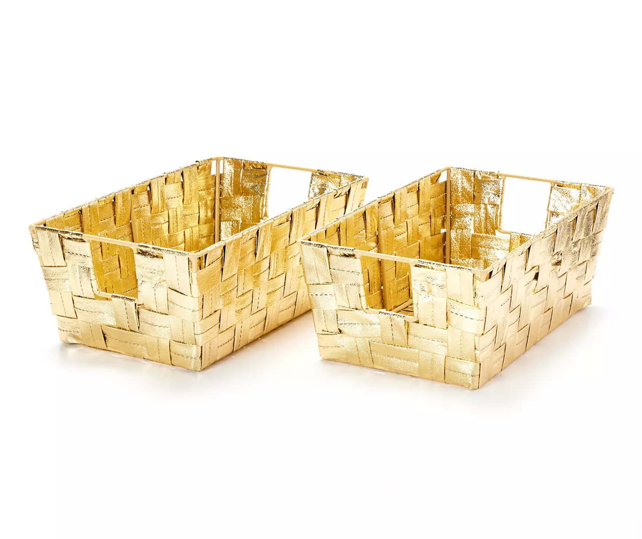 Metallic Woven Storage Bin 14 Metallic Woven Storage Bin - Image 14