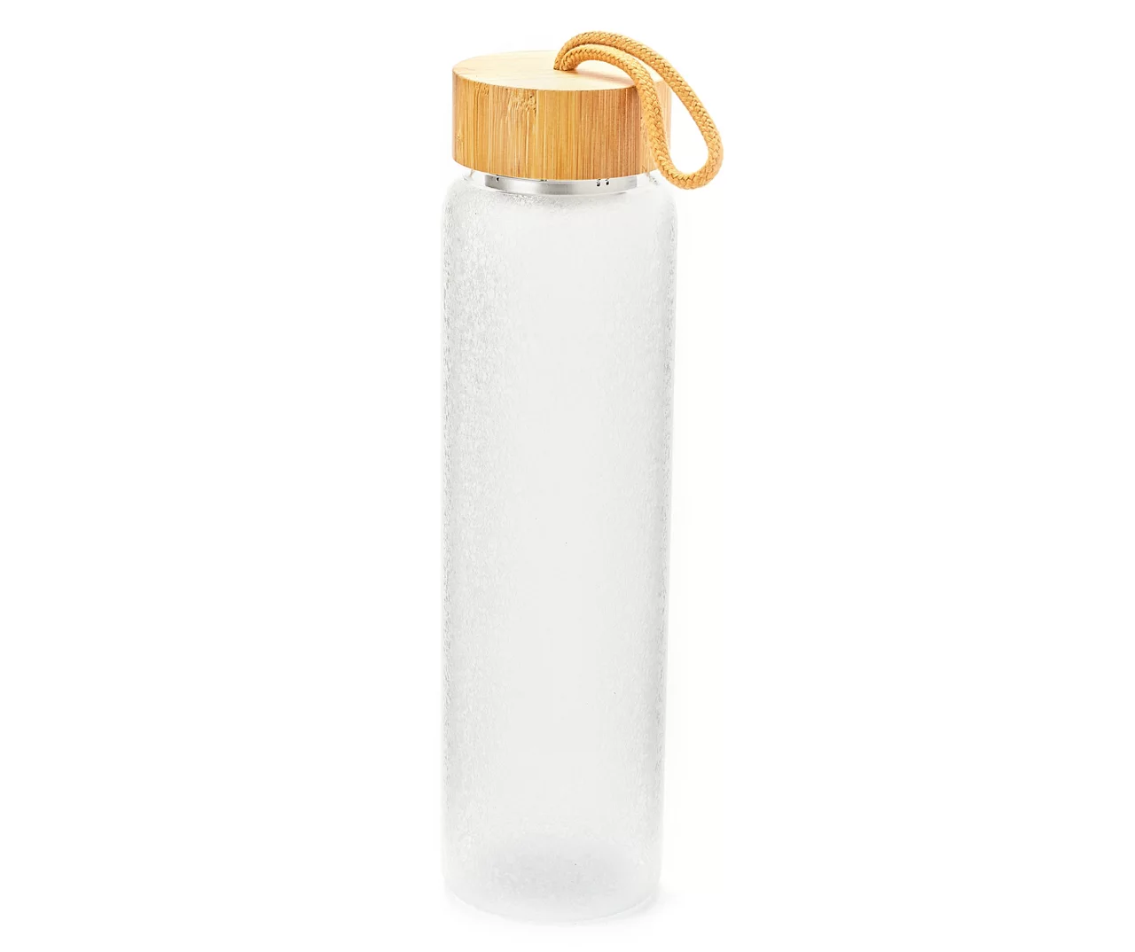 Frosted Glass Water Bottle, 33 Oz. 1 Frosted Glass Water Bottle, 33 Oz.