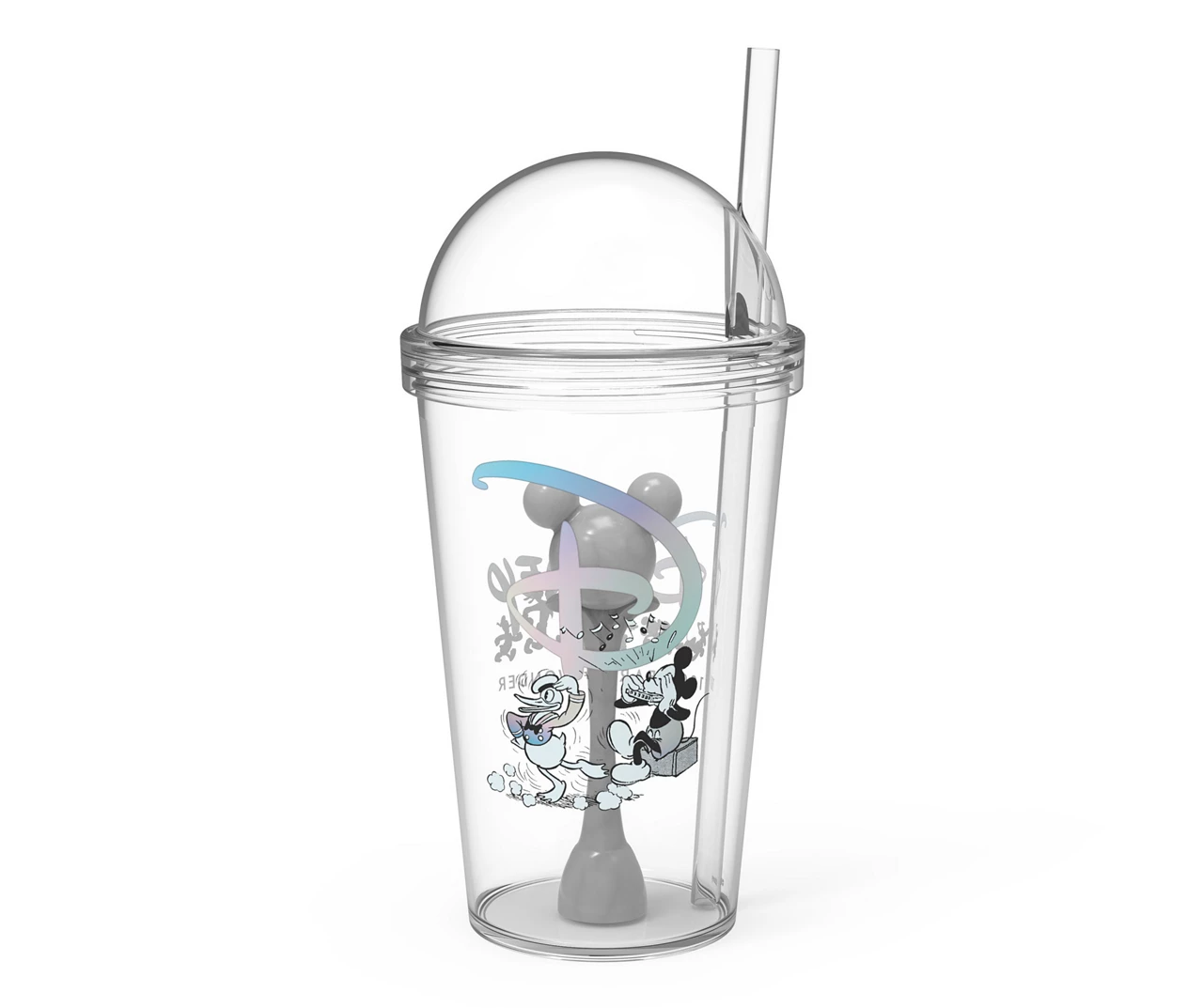 Disney Clear Mickey Sculpt Treasure Travel Tumbler, 19.5 Oz. 1 Disney Clear Mickey Sculpt Treasure Travel Tumbler, 19.5 Oz.