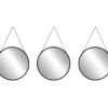 Frame Round Mirrors, 3-Pack