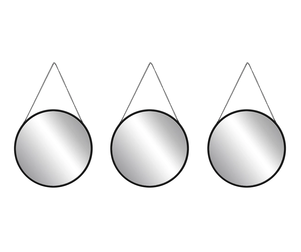 Frame Round Mirrors, 3-Pack 1 Frame Round Mirrors, 3-Pack