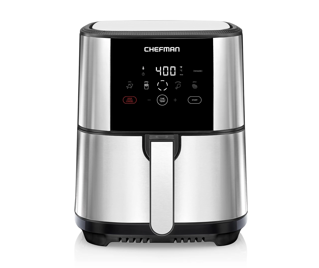 5-Quart Chefman TurboFry Touch Stainless Steel Air Fryer 1 5-Quart Chefman TurboFry Touch Stainless Steel Air Fryer