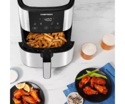 5-Quart Chefman TurboFry Touch Stainless Steel Air Fryer 9 5-Quart Chefman TurboFry Touch Stainless Steel Air Fryer -Cuisinart Store 810613071 A0 5