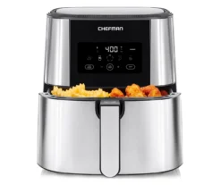 8-Quart Chefman TurboFry Touch Stainless Steel Air Fryer