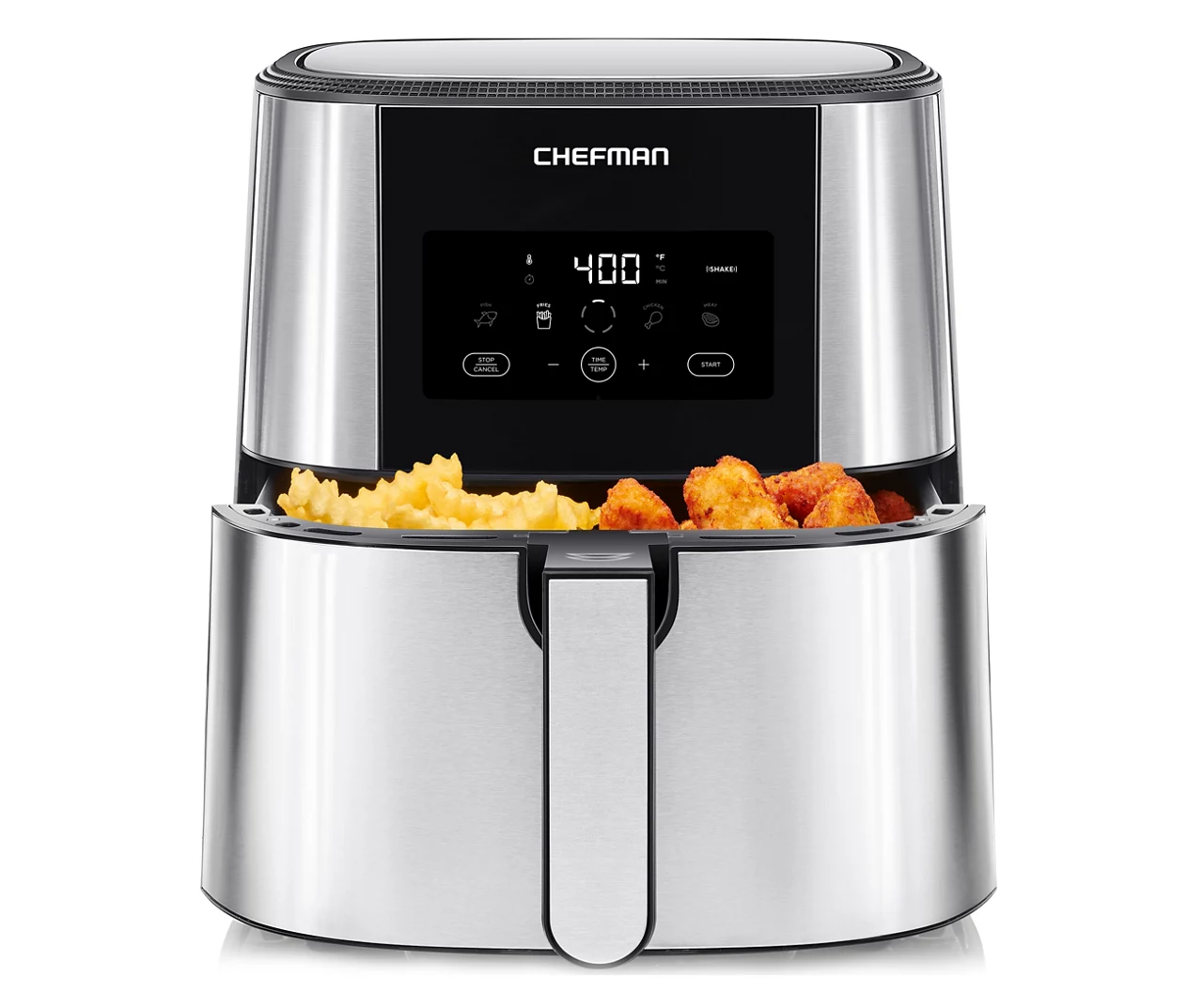 8-Quart Chefman TurboFry Touch Stainless Steel Air Fryer 1 8-Quart Chefman TurboFry Touch Stainless Steel Air Fryer