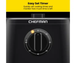 Chefman Black TurboFry 5-Quart Air Fryer -Cuisinart Store 810613075 A0 4