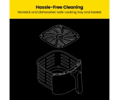 Chefman Black TurboFry 5-Quart Air Fryer -Cuisinart Store 810613075 A0 5