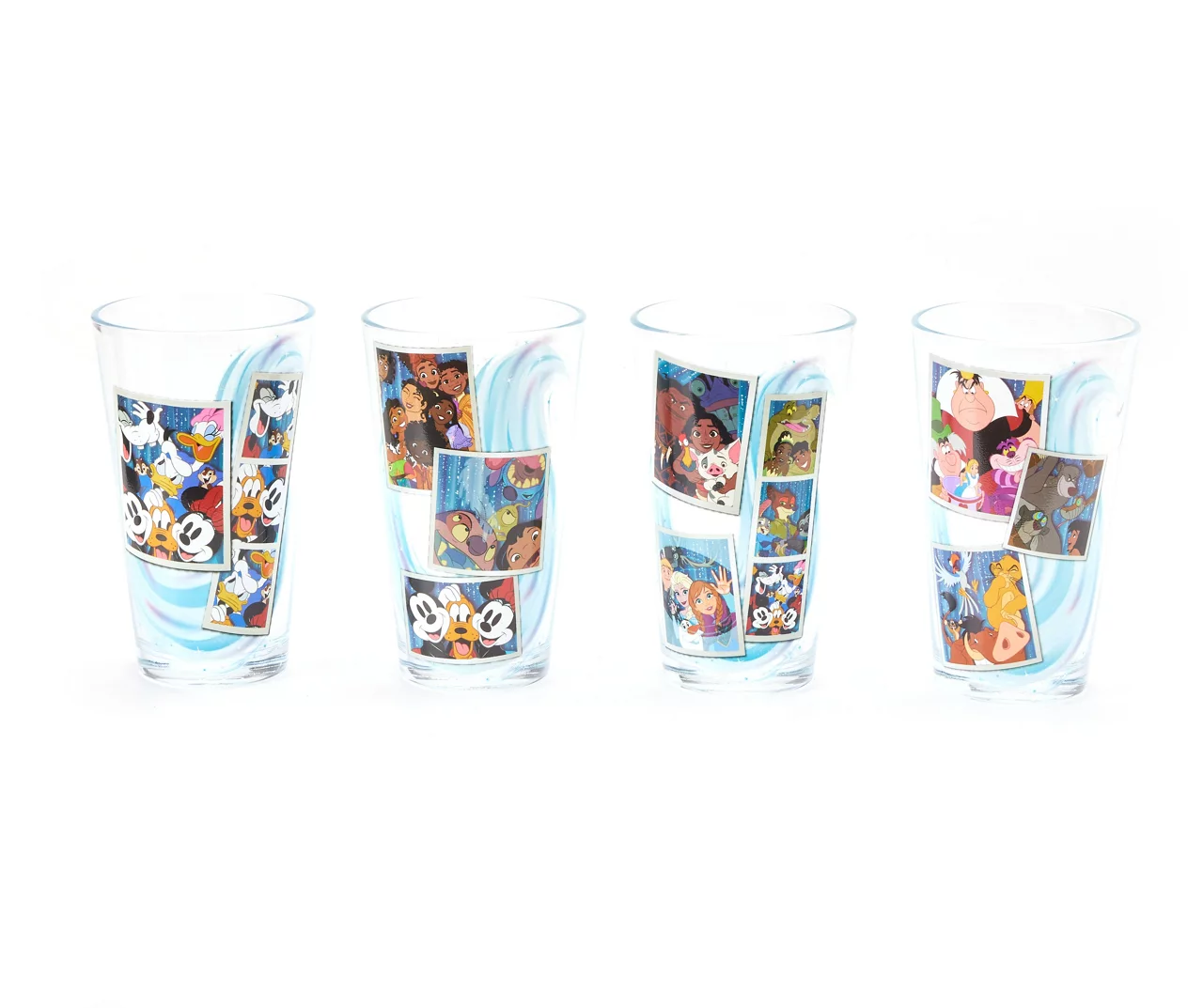 Disney 100 Character Collage Pint Glass Set, 4-Pack 2 Disney 100 Character Collage Pint Glass Set, 4-Pack - Image 2