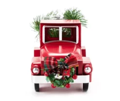 Santa's Workshop "Merry Christmas" Red Truck & Greenery Votive Candle Holder -Cuisinart Store 810613332 A2 3