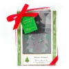Fresh Balsam Glass Candle & Metal Tree Holder Gift Set, 10 Oz.