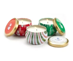 Fresh Balsam, Santa's Cookies & Cinnamon Cheer Snowman Tin Candle Gift Set, 3-Pack 5 Fresh Balsam, Santa's Cookies & Cinnamon Cheer Snowman Tin Candle Gift Set, 3-Pack -Cuisinart Store 810613788 A0 2