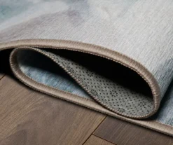 My Magic Carpet Sasha Blue & Cream Floral Washable Runner Rug, (2.5' X 7') 11 My Magic Carpet Sasha Blue & Cream Floral Washable Runner Rug, (2.5' X 7') -Cuisinart Store 810615380 A8 3