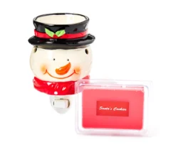 Snowman Plug-In Wax Warmer With Santa's Cookies Wax Melts -Cuisinart Store 810615490 A0 2