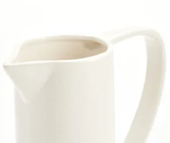Homeward White Ceramic Vase With Handle 5 Homeward White Ceramic Vase With Handle -Cuisinart Store 810615700 A8 2