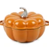 Pumpkin Enameled Cast Iron Dutch Oven, 1.8 Qt.