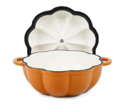Pumpkin Enameled Cast Iron Dutch Oven, 1.8 Qt. -Cuisinart Store 810616125 A0 2