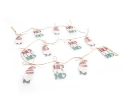 6' Gnome & "Ho Ho Ho" Garland