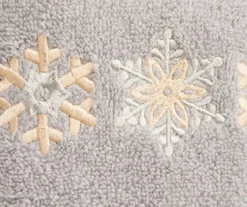 Alloy Gray Snowflake 4-Piece Towel Set -Cuisinart Store 810619383 A8 2