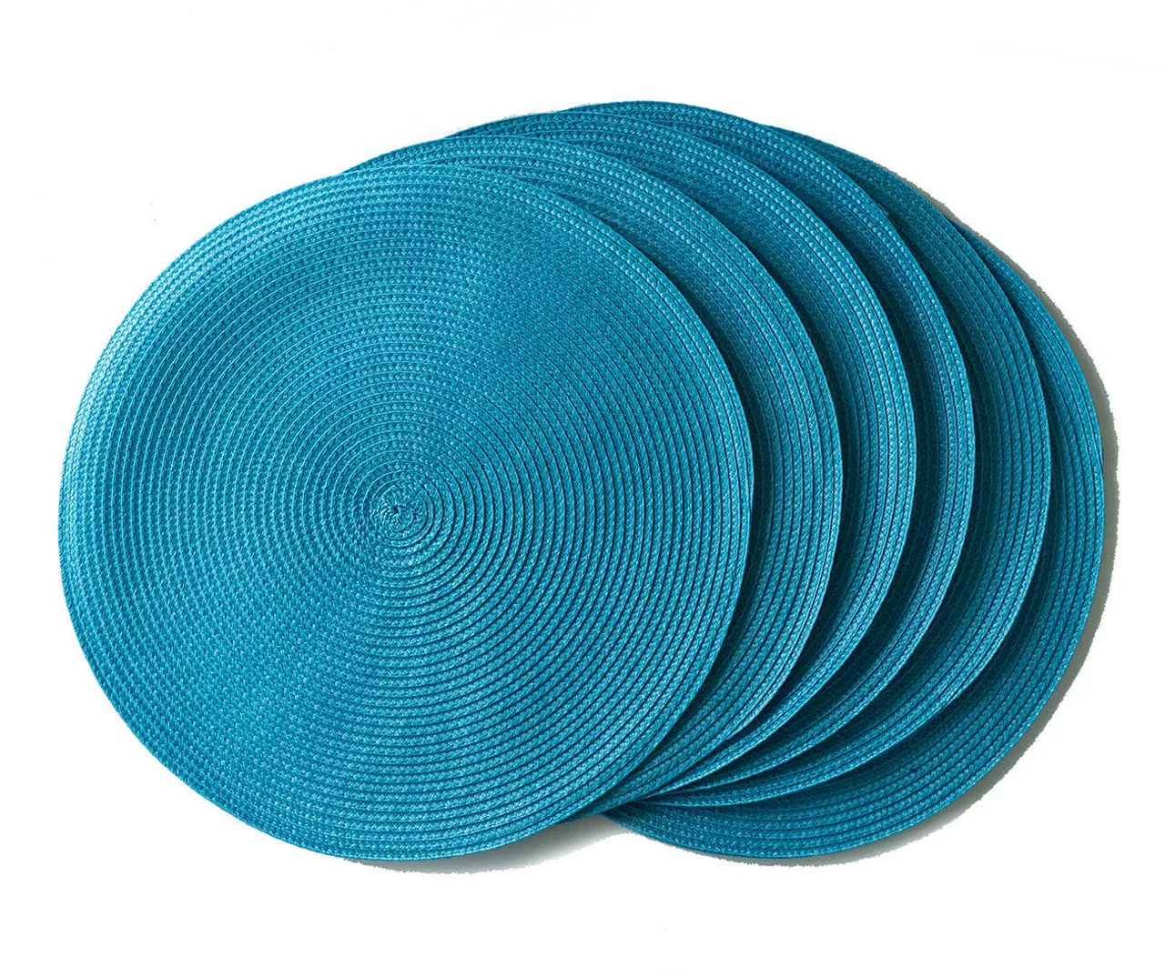 Weave-Texture Round Placemats, 6-Pack 2 Weave-Texture Round Placemats, 6-Pack - Image 2