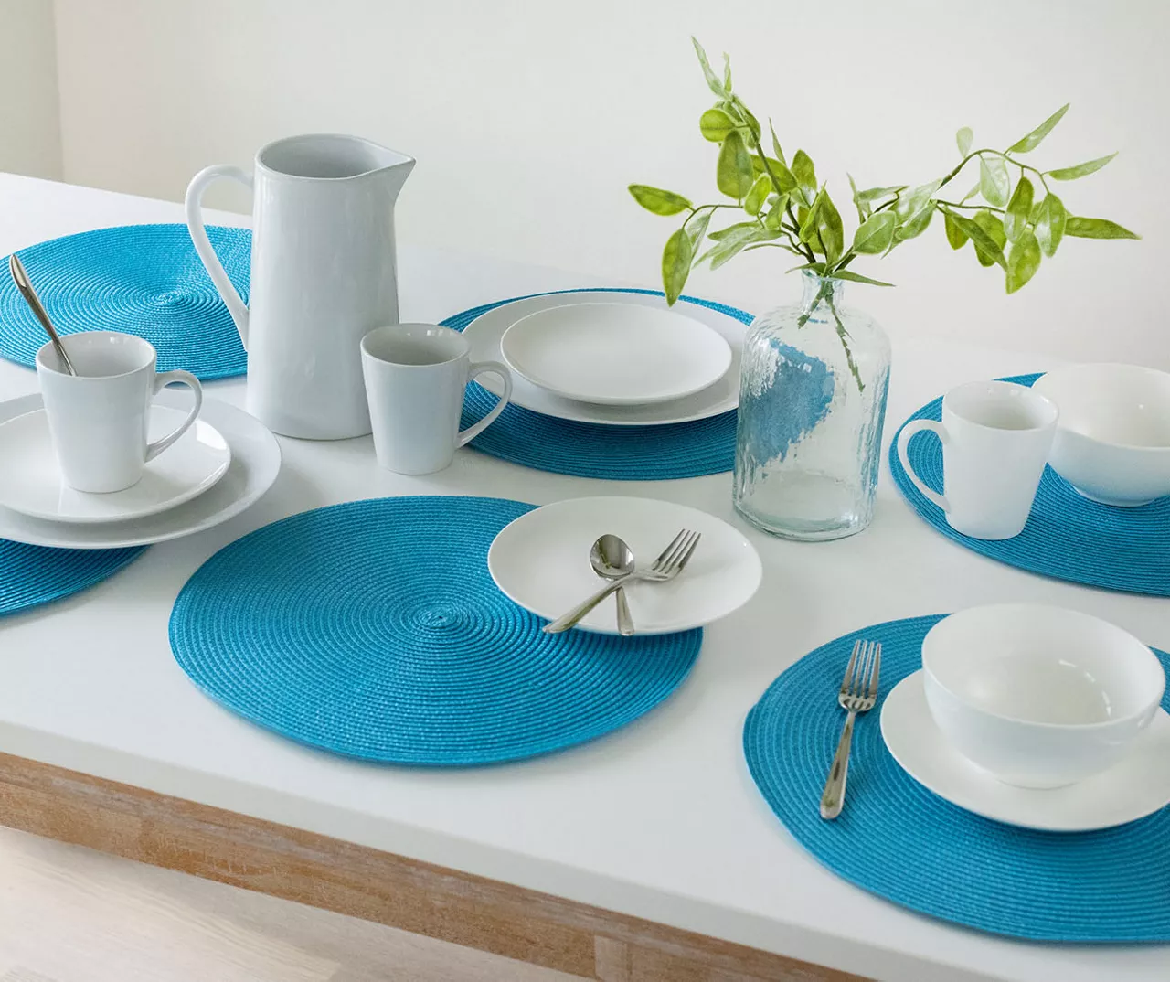 Weave-Texture Round Placemats, 6-Pack 7 Weave-Texture Round Placemats, 6-Pack - Image 7