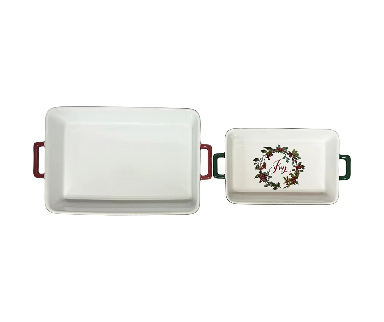 "Joy" Fall Colors Baking Dishes, 2-Piece Set 4 "Joy" Fall Colors Baking Dishes, 2-Piece Set - Image 4