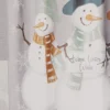 Frosted Forest Gray Snowman 13-Piece Shower Curtain Set