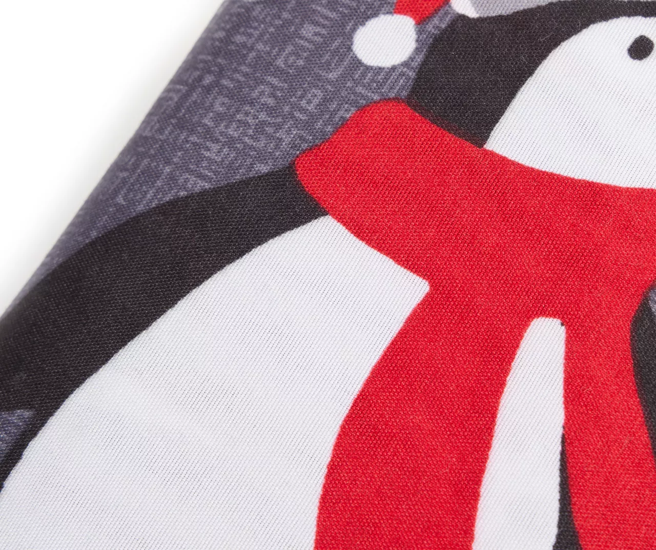 Santa's Workshop Gray Penguin Family 13-Piece Shower Curtain Set 2 Santa's Workshop Gray Penguin Family 13-Piece Shower Curtain Set - Image 2