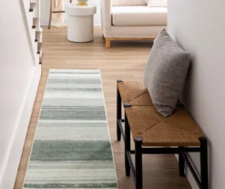 Rainbow Gray Stripe Runner Rug, (2' X 8') -Cuisinart Store 810620445 A0 3