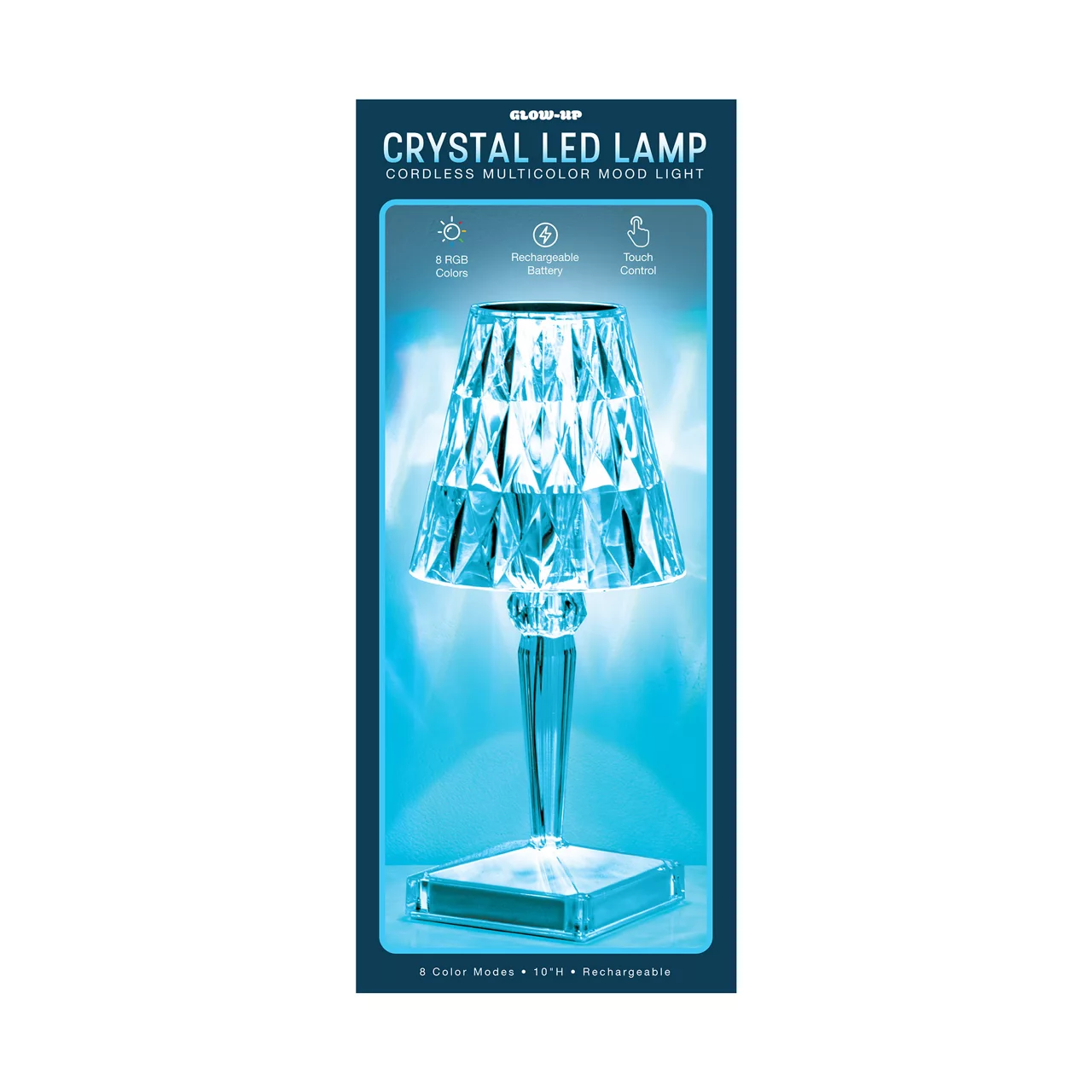 Glow-Up Multi-Color Crystal LED Touch Table Lamp 2 Glow-Up Multi-Color Crystal LED Touch Table Lamp - Image 2