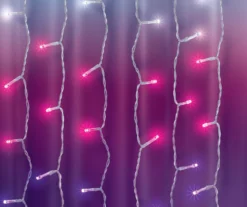 Glow-Up Music Sync LED Curtain Light Set, (3.5' X 5')