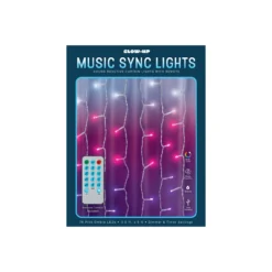 Glow-Up Music Sync LED Curtain Light Set, (3.5' X 5') -Cuisinart Store 810621577 P0