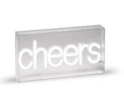 Glow-Up "Cheers" Acrylic LED Box Light