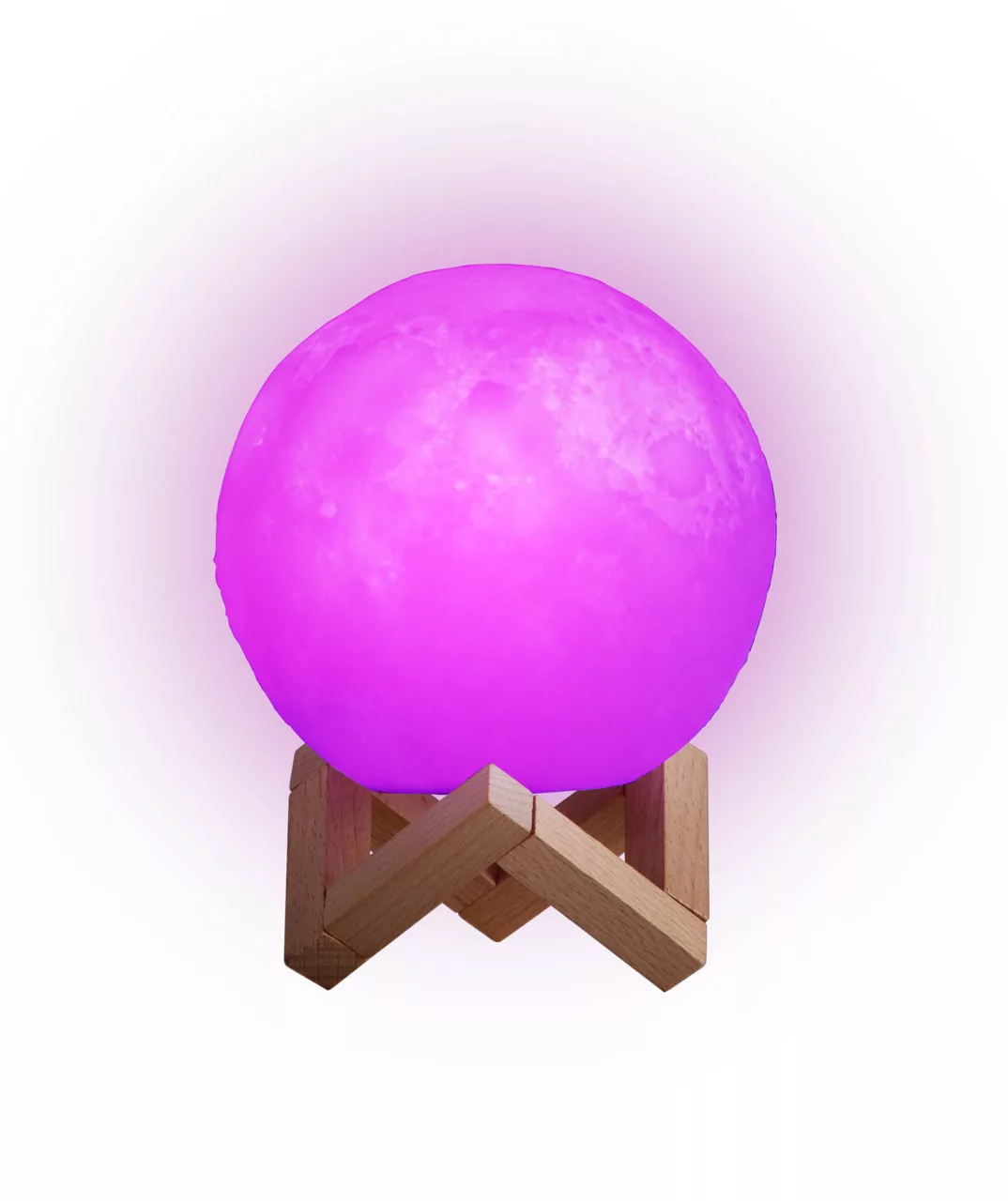 Glow-Up RGB LED Moon Lamp With Remote 3 Glow-Up RGB LED Moon Lamp With Remote - Image 3