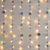 Glow-Up Iridescent Moon & Star Curtain Light Set, (3.5' X 5')