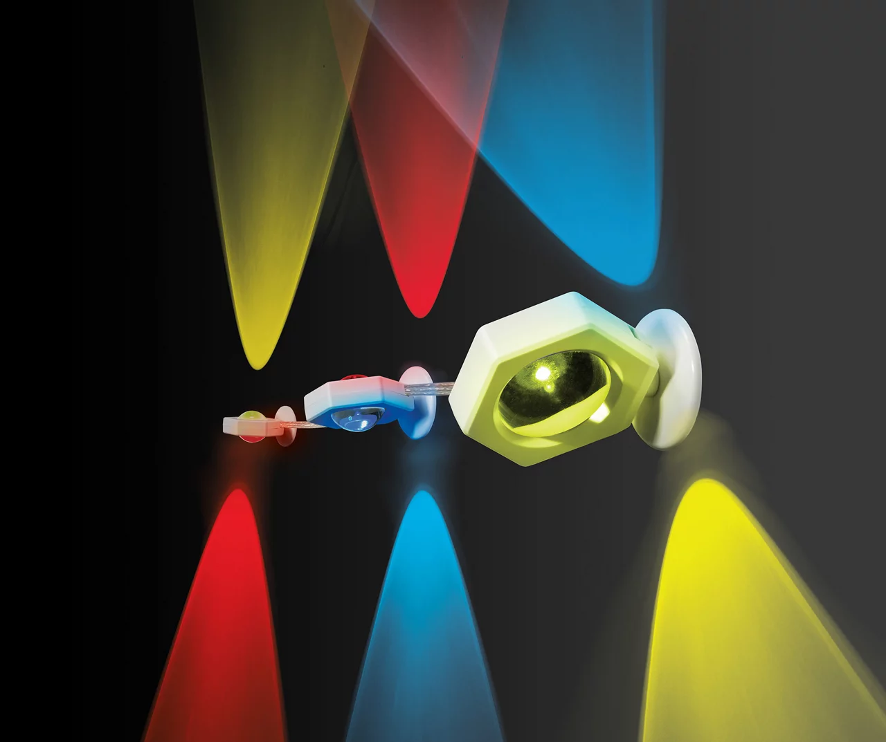 Glow-Up LED Wall Lights, 3-Pack 3 Glow-Up LED Wall Lights, 3-Pack - Image 3