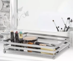 Brookstone 2-Bar Mirrored Vanity Tray -Cuisinart Store 810625043 B0 2