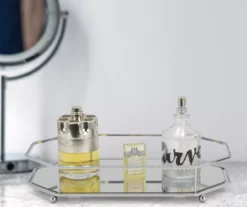 Chrome Geometric Mirrored Vanity Tray -Cuisinart Store 810625046 B0 3