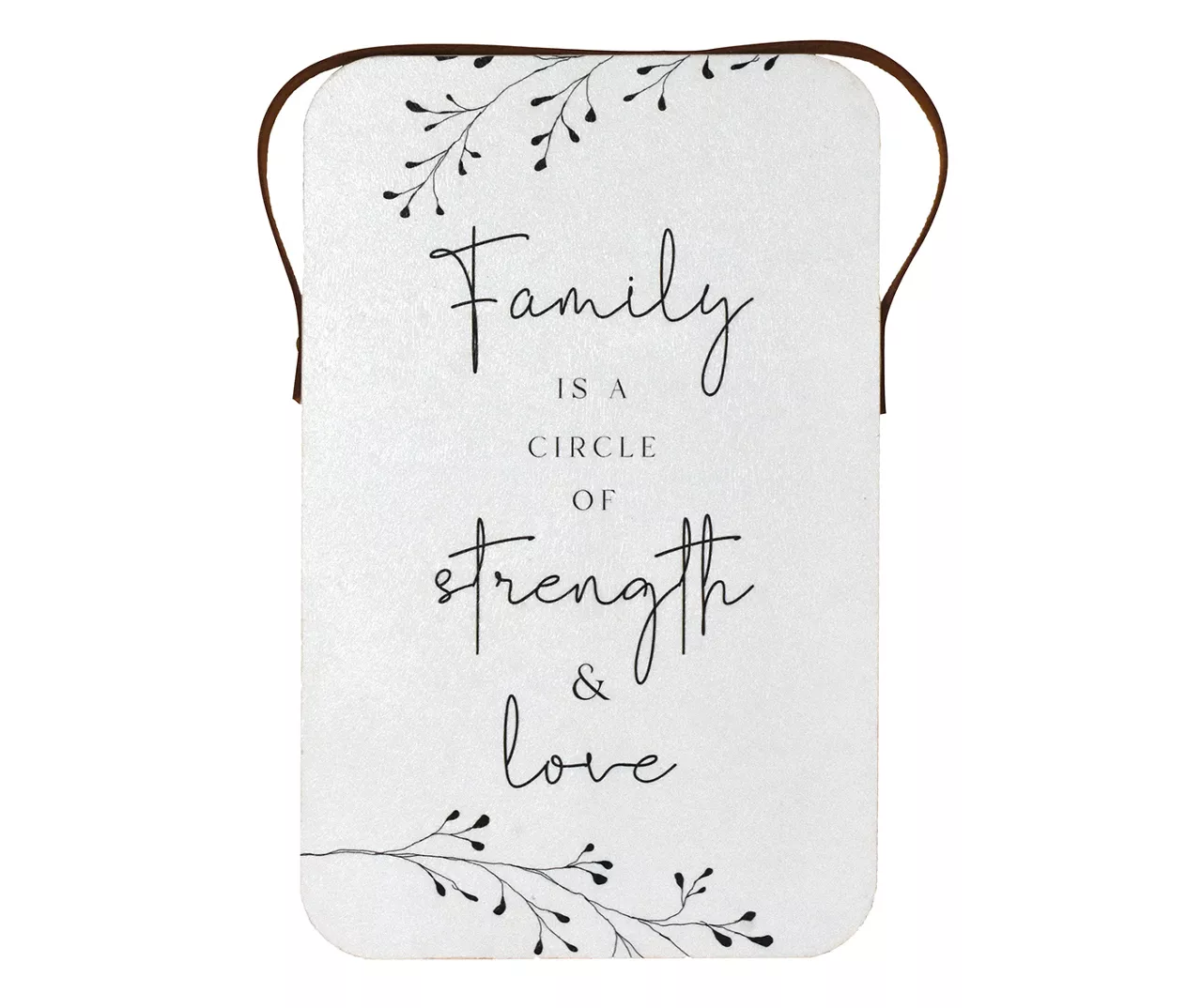 "Strength & Love" Floral Bud Hanging Wall Decor 1 "Strength & Love" Floral Bud Hanging Wall Decor