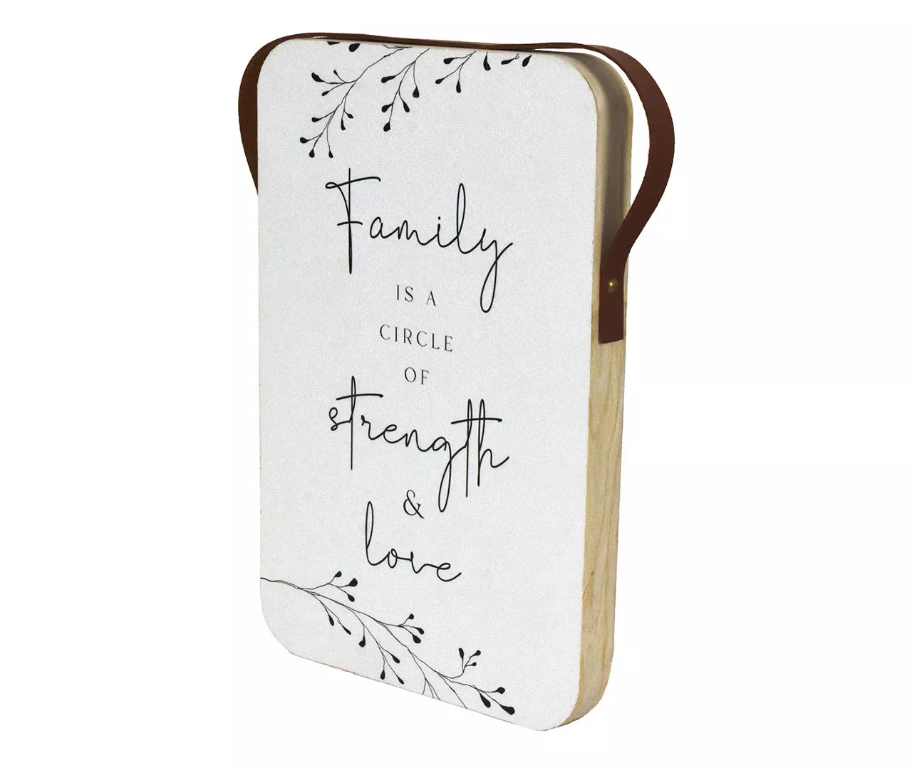 "Strength & Love" Floral Bud Hanging Wall Decor 2 "Strength & Love" Floral Bud Hanging Wall Decor - Image 2