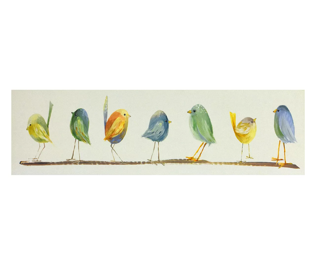 Birds On A Wire Wall Art, (7" X 24") 1 Birds On A Wire Wall Art, (7" X 24")