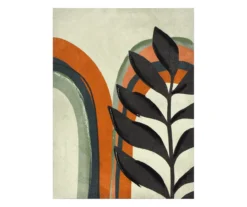 Boho Arch & Leaf Art Canvas, (12" X 16")